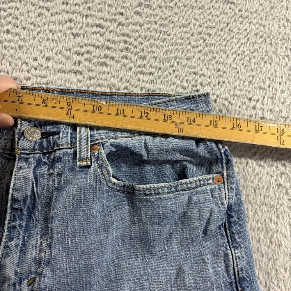 VINTAGE Levi 505 Jeans Mens 32x34 (Fits 30x30) Straight Leg Light Wash Stretch